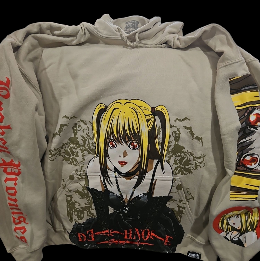 Death Note Anime Hoodie with Graphic Print